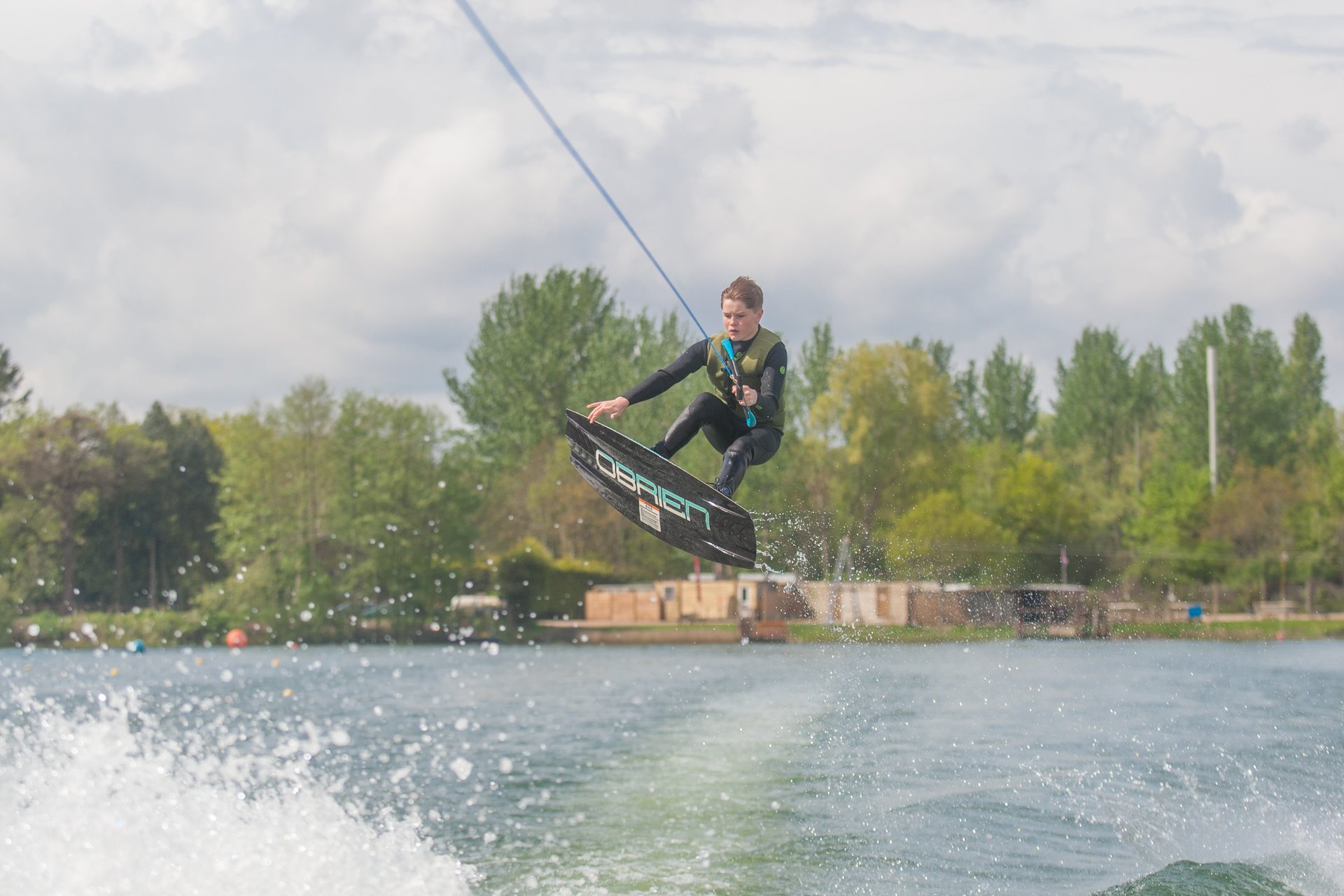Charlie Lloyd at the 2023 Quays Wake And Ski Practice
