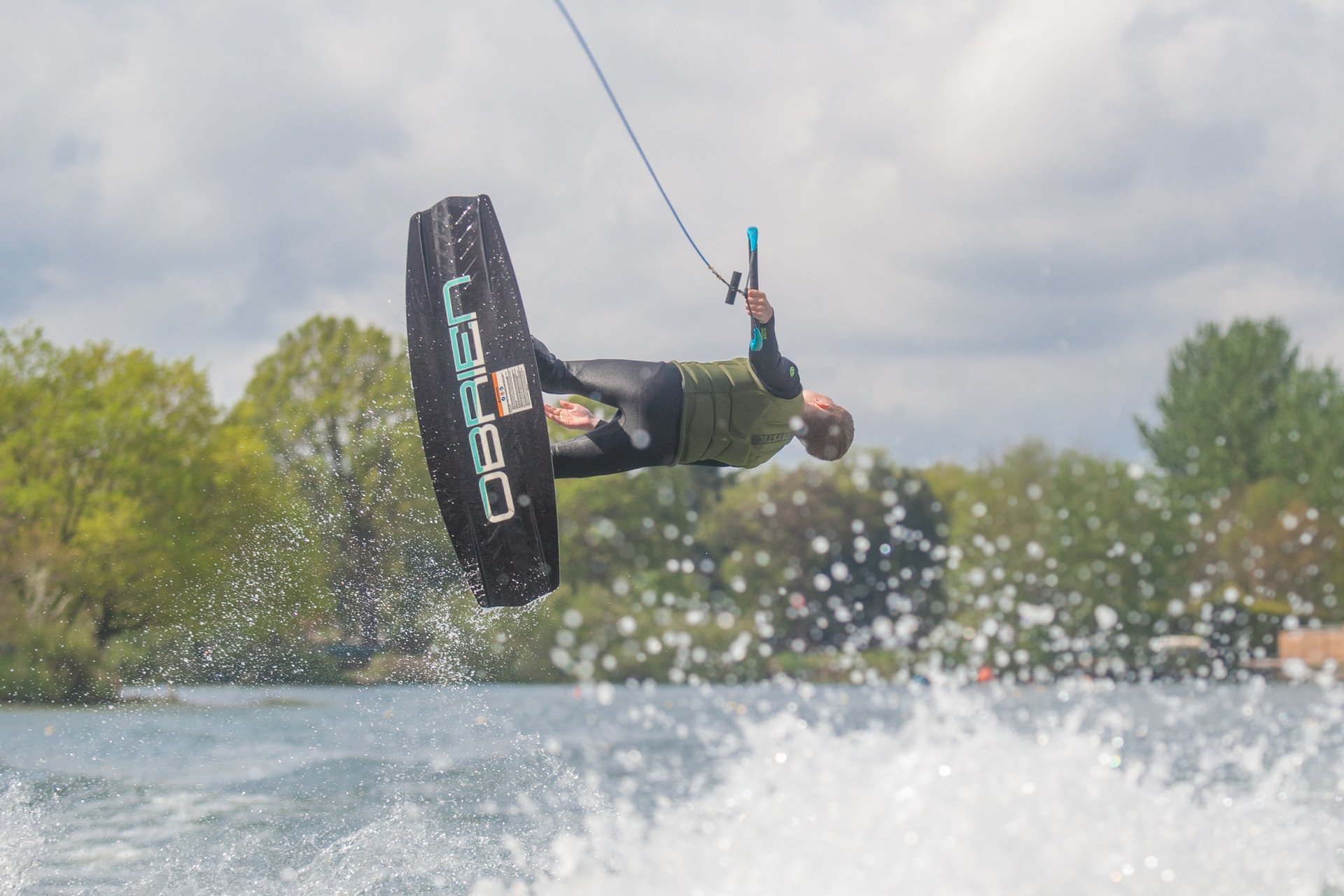 Charlie Lloyd at the 2023 Quays Wake And Ski Practice