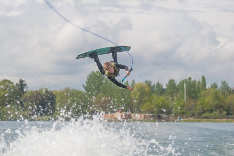 Charlie Lloyd at the 2023 Quays Wake And Ski Practice