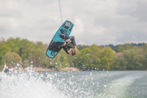 Charlie Lloyd at the 2023 Quays Wake And Ski Practice - Photo Mark Osmond