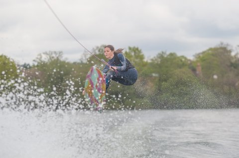 Isabelle Lloyd at the 2023 Quays Wake And Ski Practice - Photo Mark Osmond