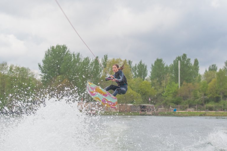 Isabelle Lloyd at the 2023 Quays Wake And Ski Practice