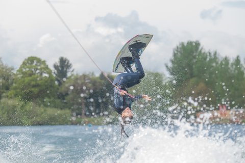 Isabelle Lloyd at the 2023 Quays Wake And Ski Practice - Photo Mark Osmond