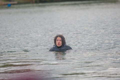 Jake Williams at the 2023 Quays Wake And Ski Practice - Photo Mark Osmond