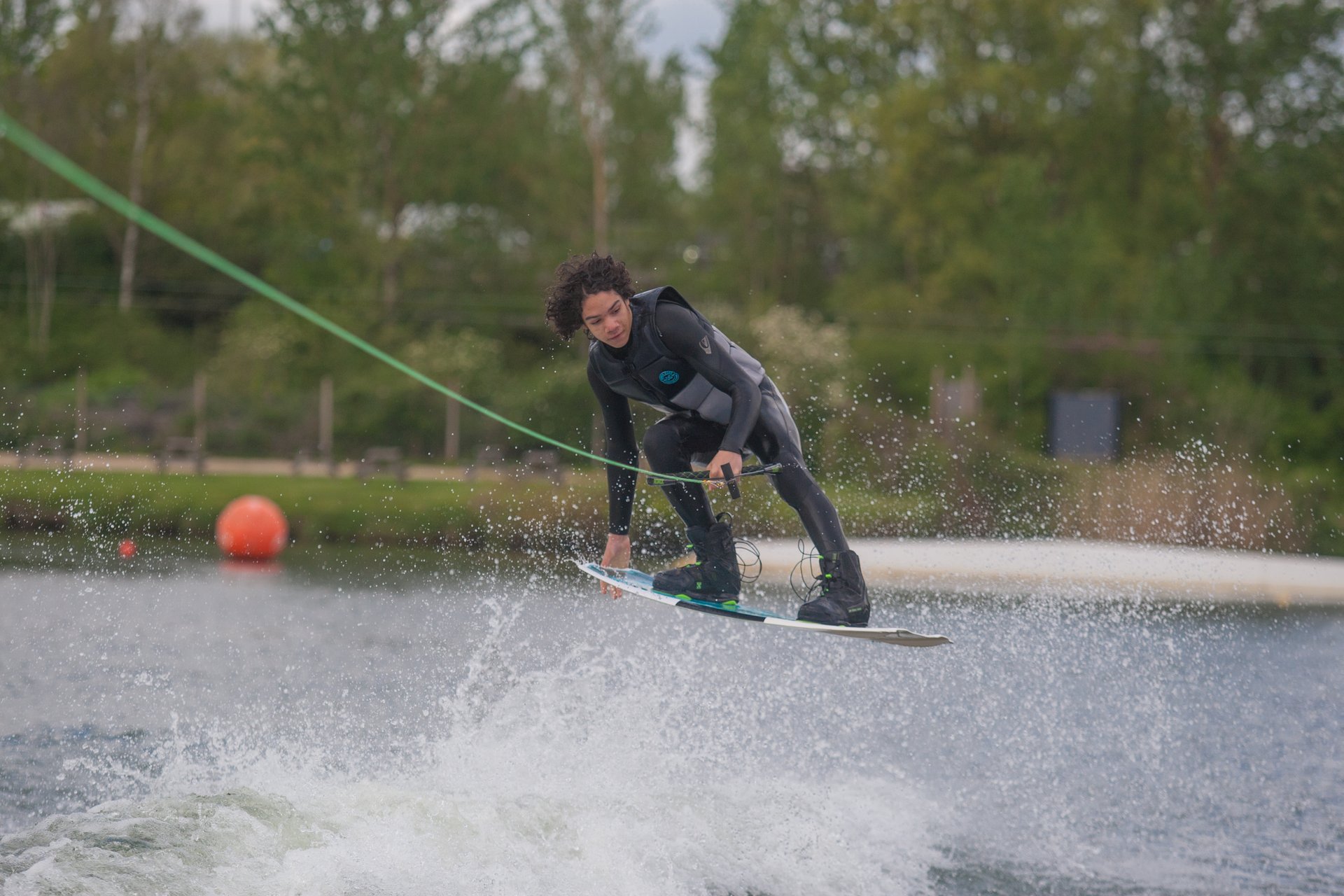Jake Williams at the 2023 Quays Wake And Ski Practice