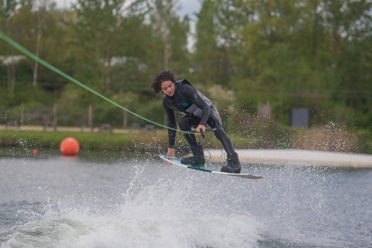 Jake Williams at the 2023 Quays Wake And Ski Practice