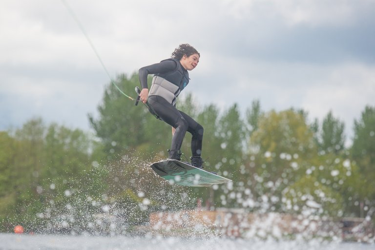 Jake Williams at the 2023 Quays Wake And Ski Practice