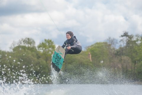 Jake Williams at the 2023 Quays Wake And Ski Practice - Photo Mark Osmond