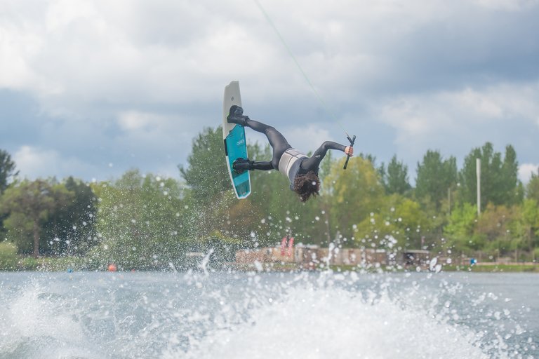 Jake Williams at the 2023 Quays Wake And Ski Practice