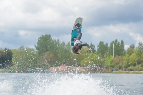 Jake Williams at the 2023 Quays Wake And Ski Practice - Photo Mark Osmond