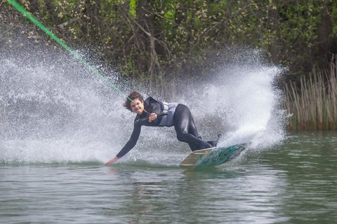 Jake Williams at the 2023 Quays Wake And Ski Practice - Photo Mark Osmond