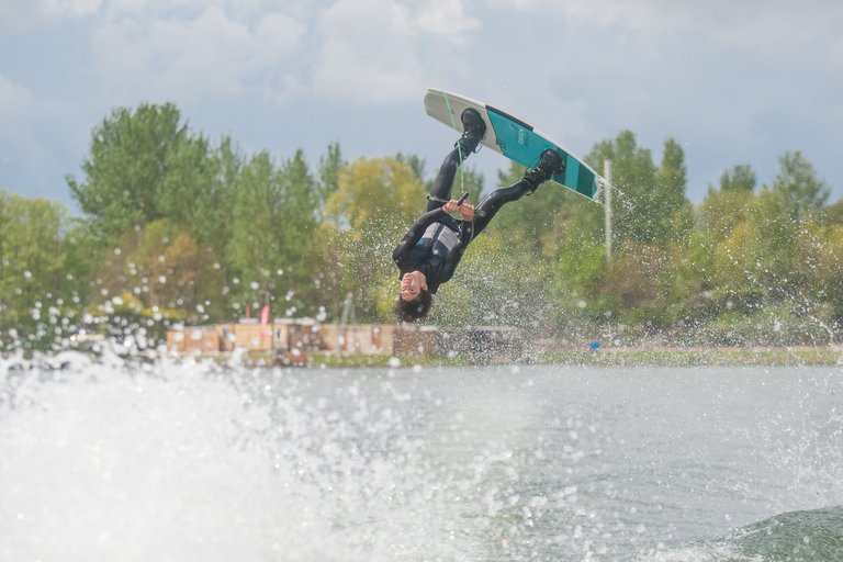 Jake Williams at the 2023 Quays Wake And Ski Practice