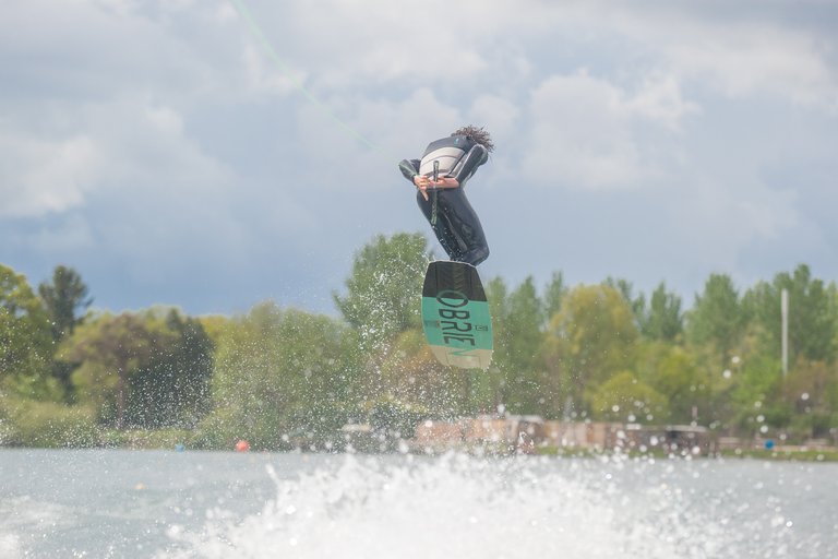 Jake Williams at the 2023 Quays Wake And Ski Practice