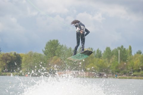 Jake Williams at the 2023 Quays Wake And Ski Practice - Photo Mark Osmond
