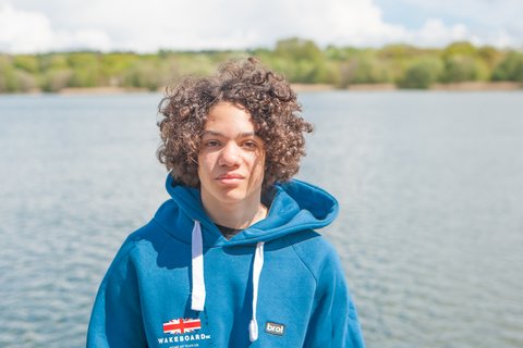 Jake Williams at the 2023 Quays Wake And Ski Practice - Photo Mark Osmond