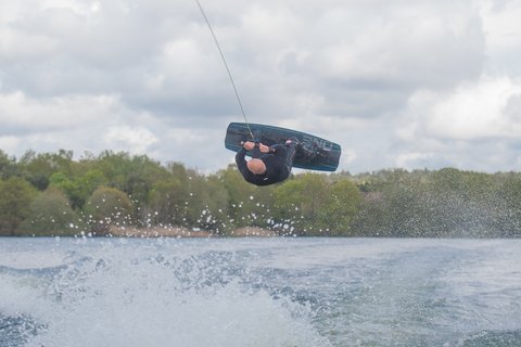 Mark Goldsmith at the 2023 Quays Wake And Ski Practice - Photo Mark Osmond