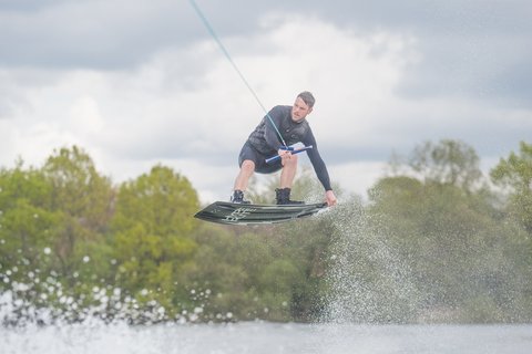 Matt Mccreadie at the 2023 Quays Wake And Ski Practice - Photo Mark Osmond