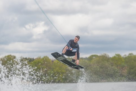 Matt Mccreadie at the 2023 Quays Wake And Ski Practice - Photo Mark Osmond