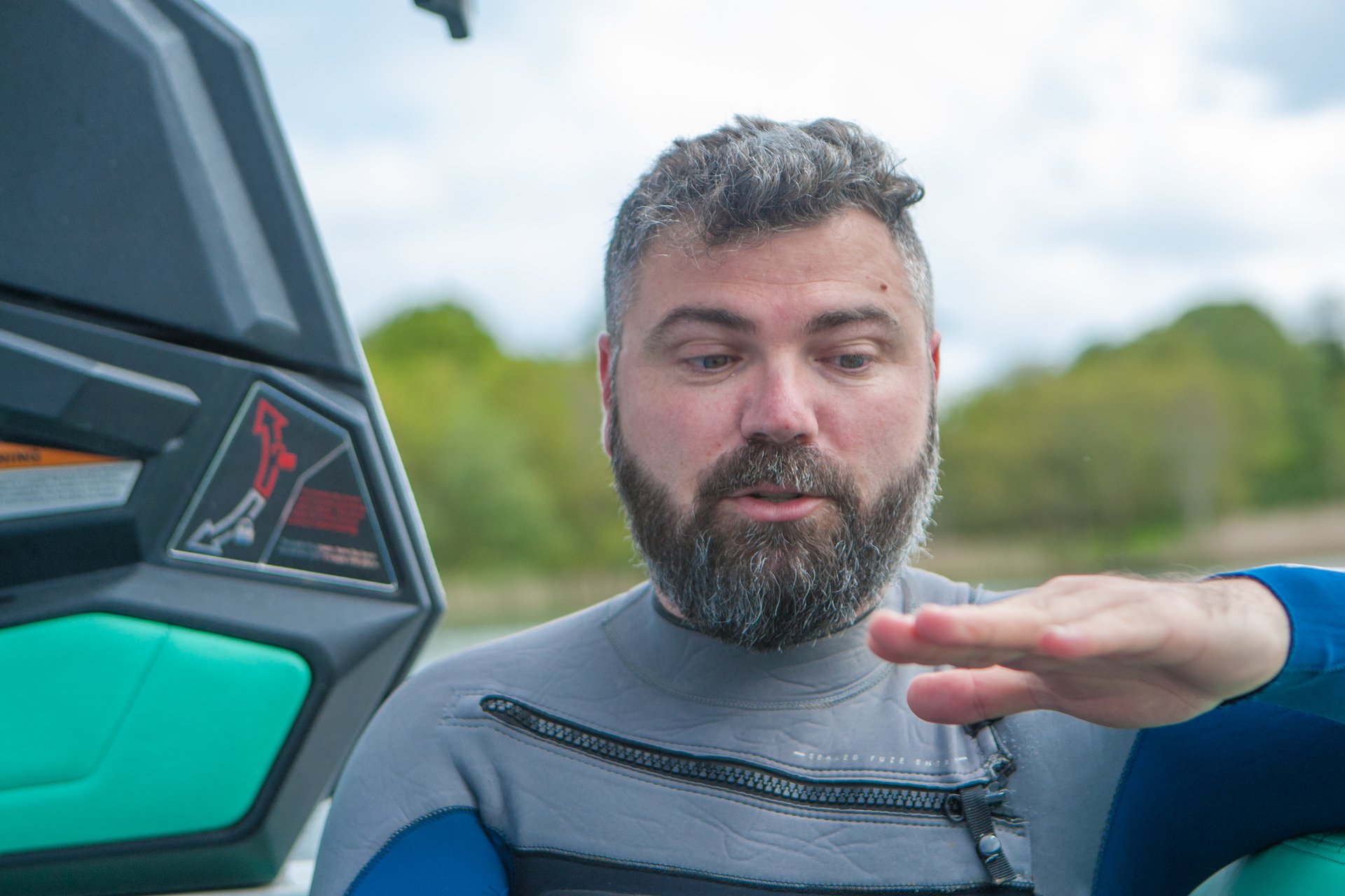 Nick Deboer at the 2023 Quays Wake And Ski Practice