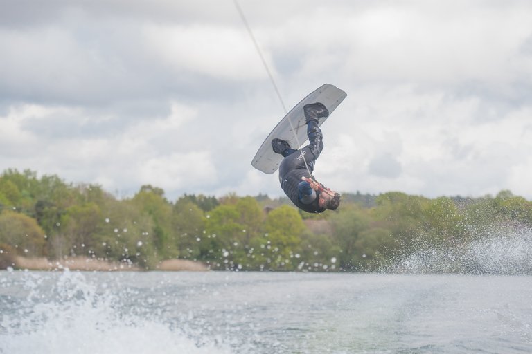 Nick Deboer at the 2023 Quays Wake And Ski Practice