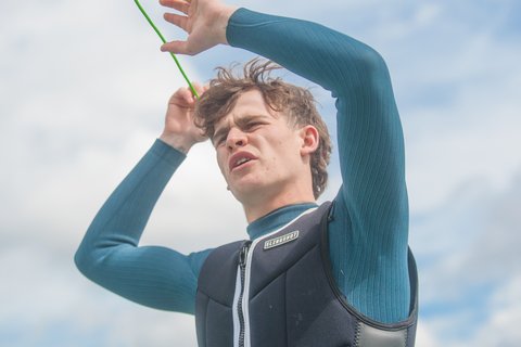 Olli Loder at the 2023 Quays Wake And Ski Practice - Photo Mark Osmond