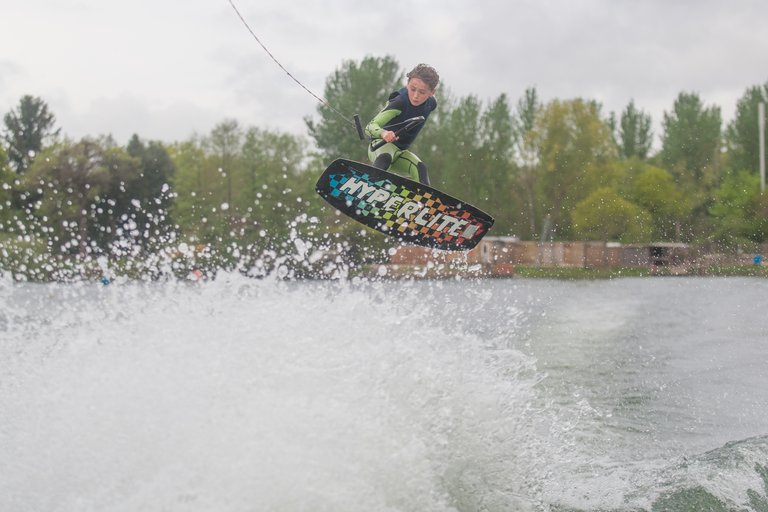 Ollie Phillips at the 2023 Quays Wake And Ski Practice