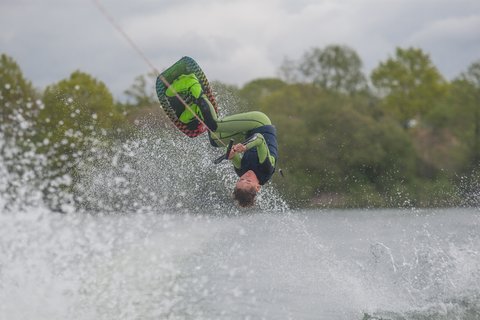 Ollie Phillips at the 2023 Quays Wake And Ski Practice - Photo Mark Osmond