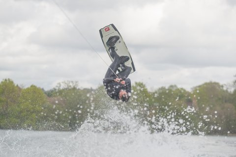 Ross Phillips at the 2023 Quays Wake And Ski Practice - Photo Mark Osmond