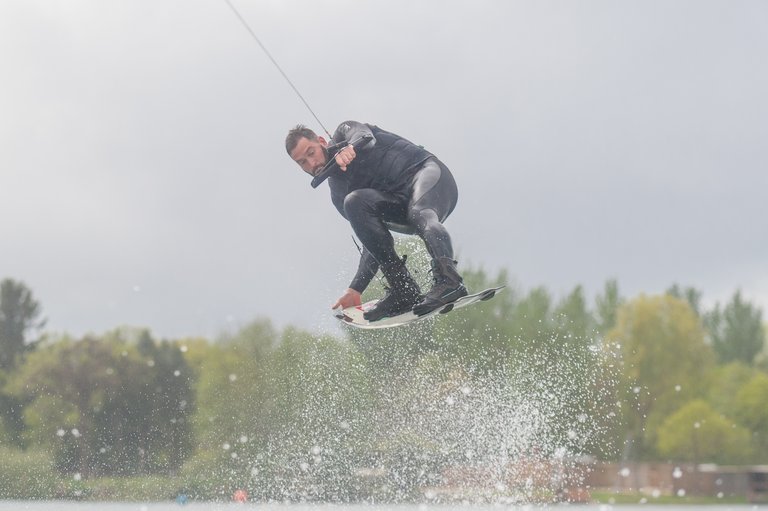 Ross Phillips at the 2023 Quays Wake And Ski Practice