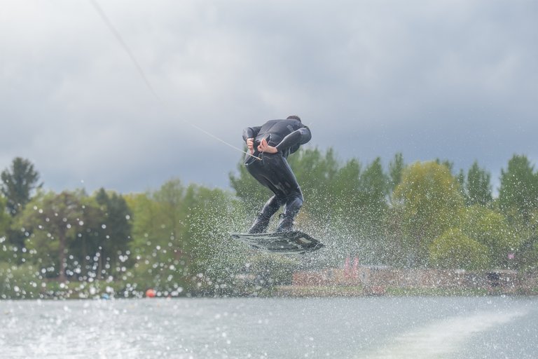 Ross Phillips at the 2023 Quays Wake And Ski Practice