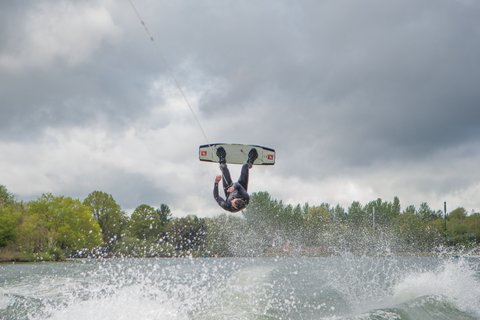 Ross Phillips at the 2023 Quays Wake And Ski Practice - Photo Mark Osmond