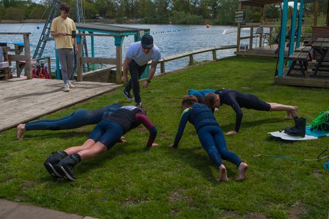 Ryan Blake at the 2023 Quays Wake And Ski Practice - Photo Mark Osmond