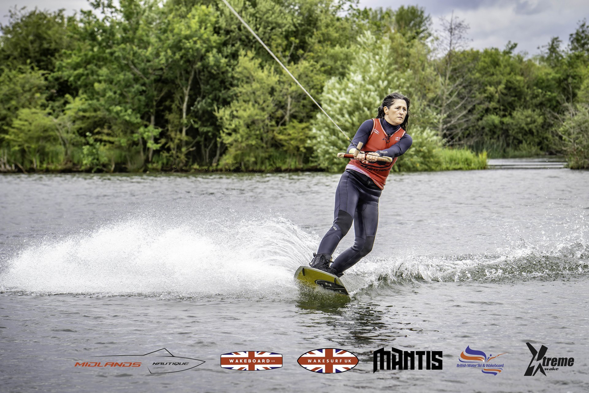 Rider at the 2024 Midlands Nautique UK Wake Nationals Wakeboard