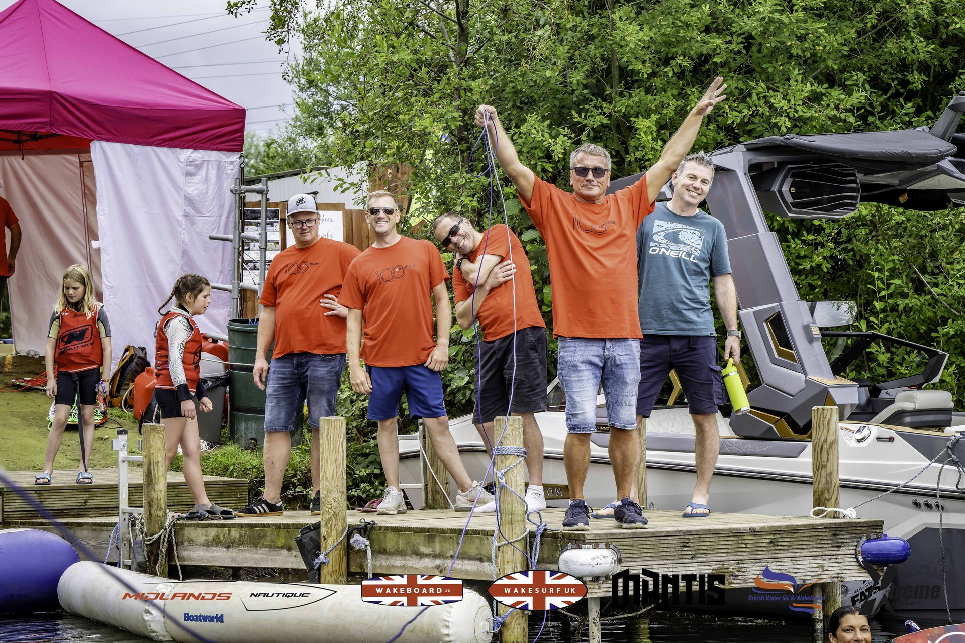 Rider at the 2024 Midlands Nautique UK Wake Nationals Wakeboard