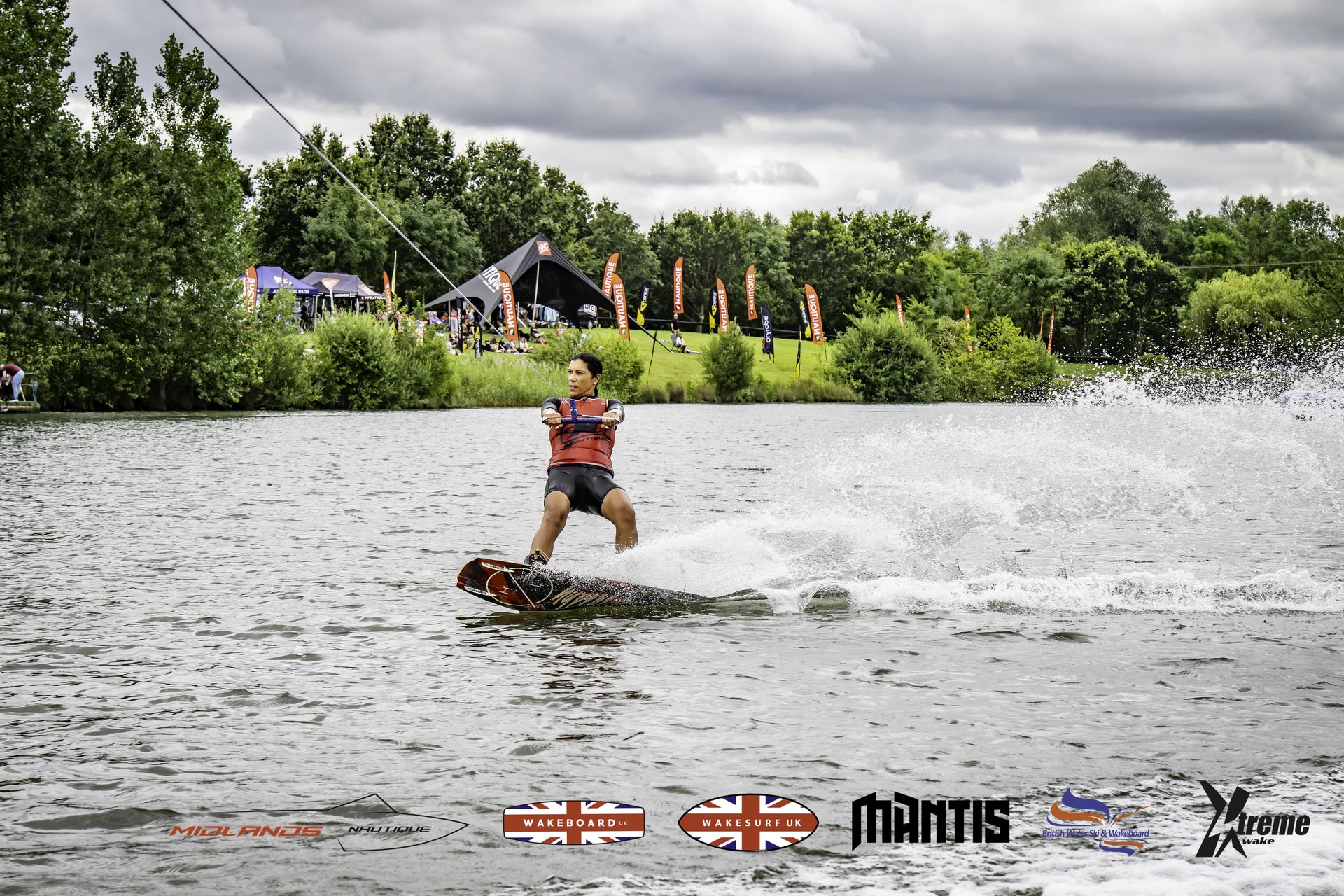 Rider at the 2024 Midlands Nautique UK Wake Nationals Wakeboard