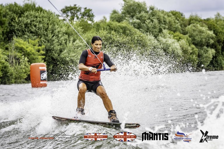 Rider at the 2024 Midlands Nautique UK Wake Nationals Wakeboard - Photo Mantis Pro Media