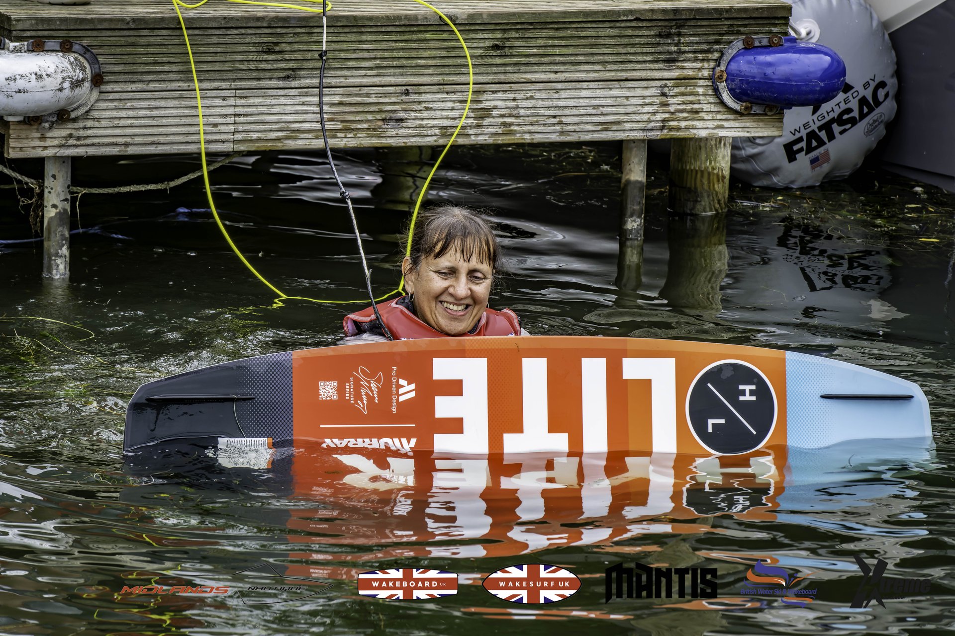 Rider at the 2024 Midlands Nautique UK Wake Nationals Wakeboard