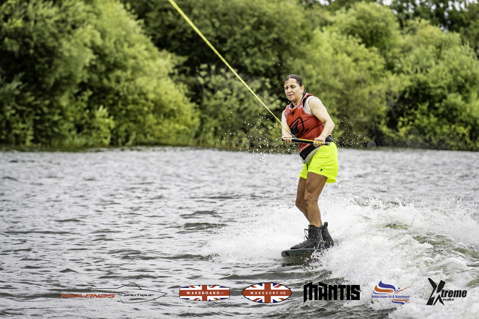 Rider at the 2024 Midlands Nautique UK Wake Nationals Wakeboard