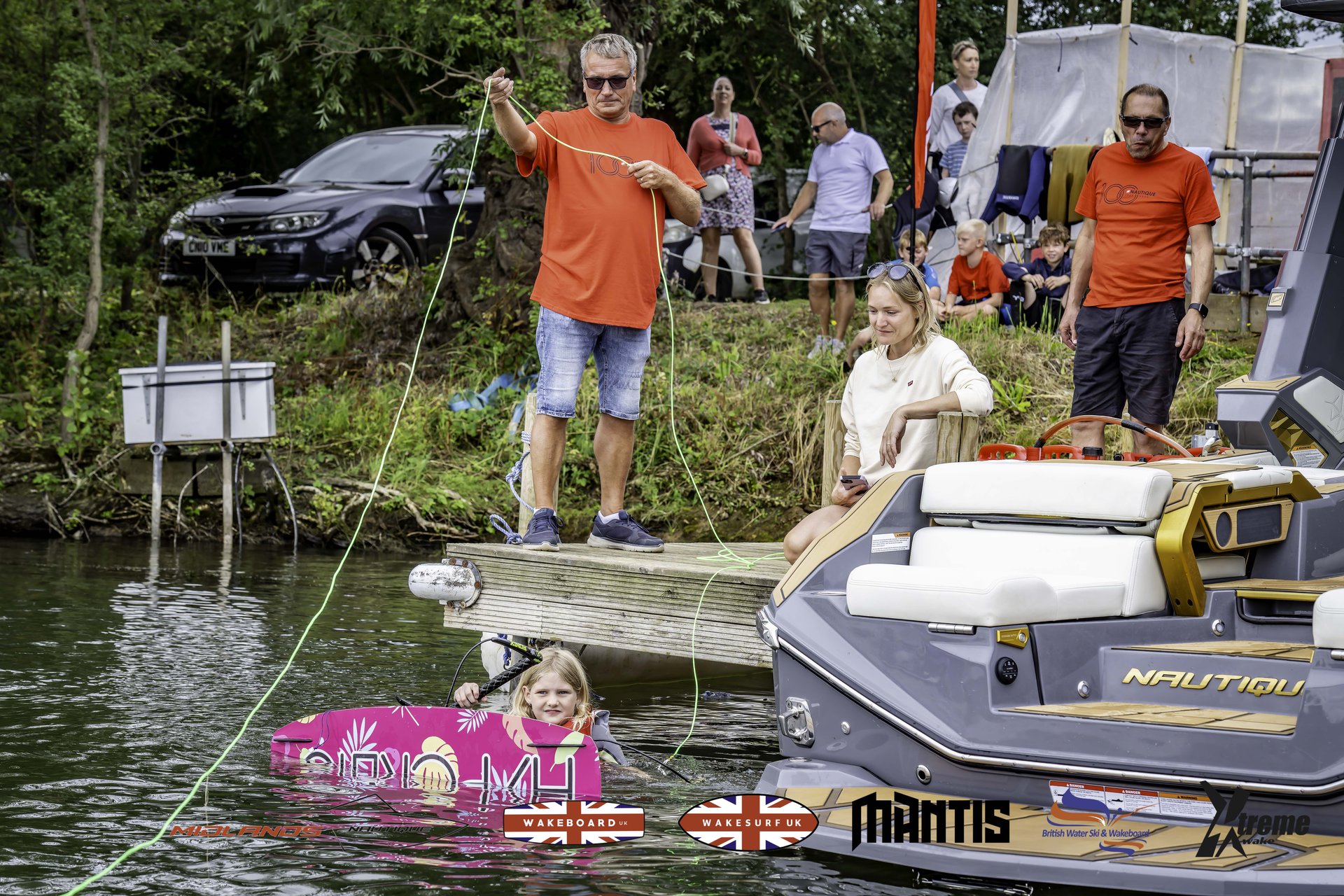 Rider at the 2024 Midlands Nautique UK Wake Nationals Wakeboard