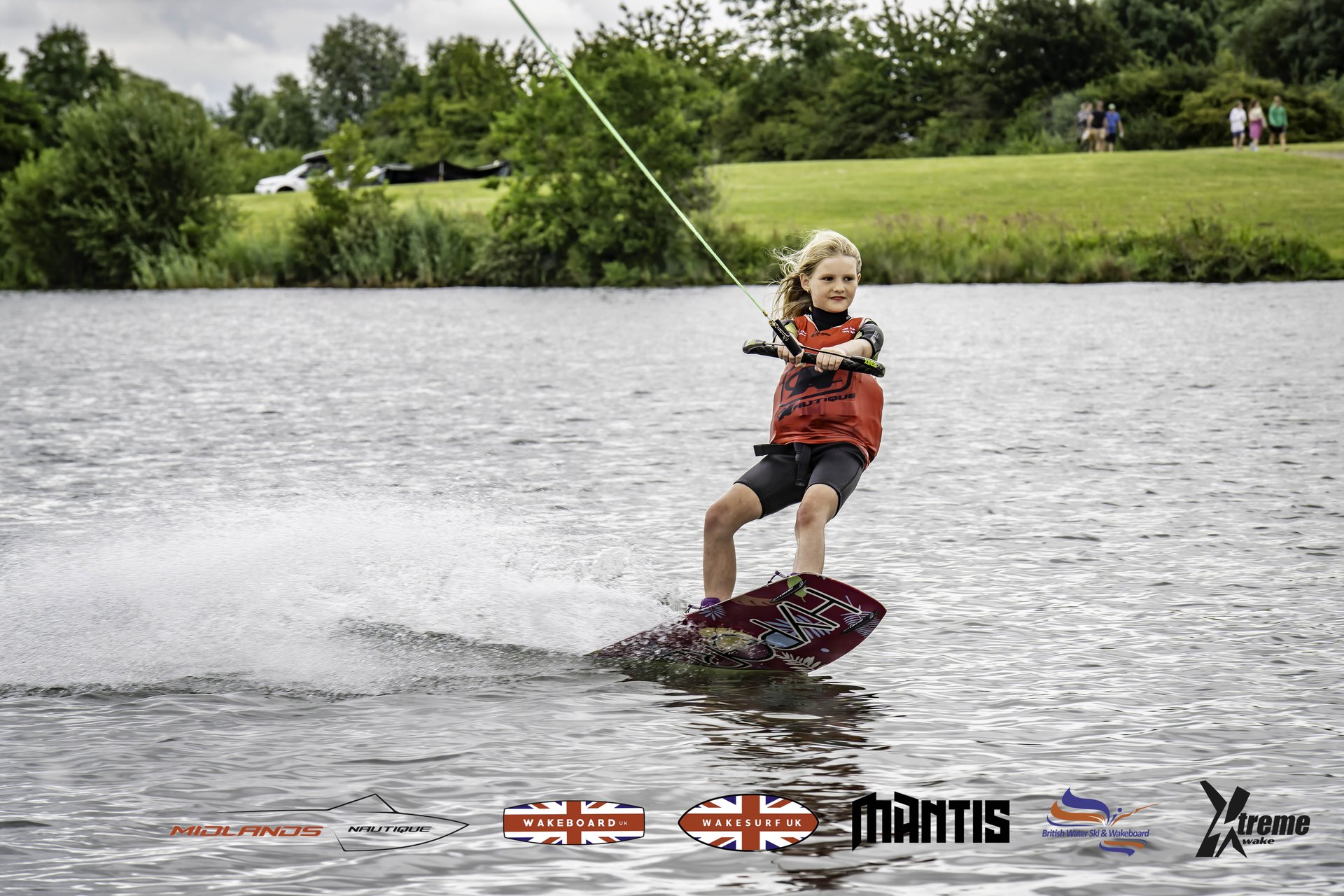 Rider at the 2024 Midlands Nautique UK Wake Nationals Wakeboard