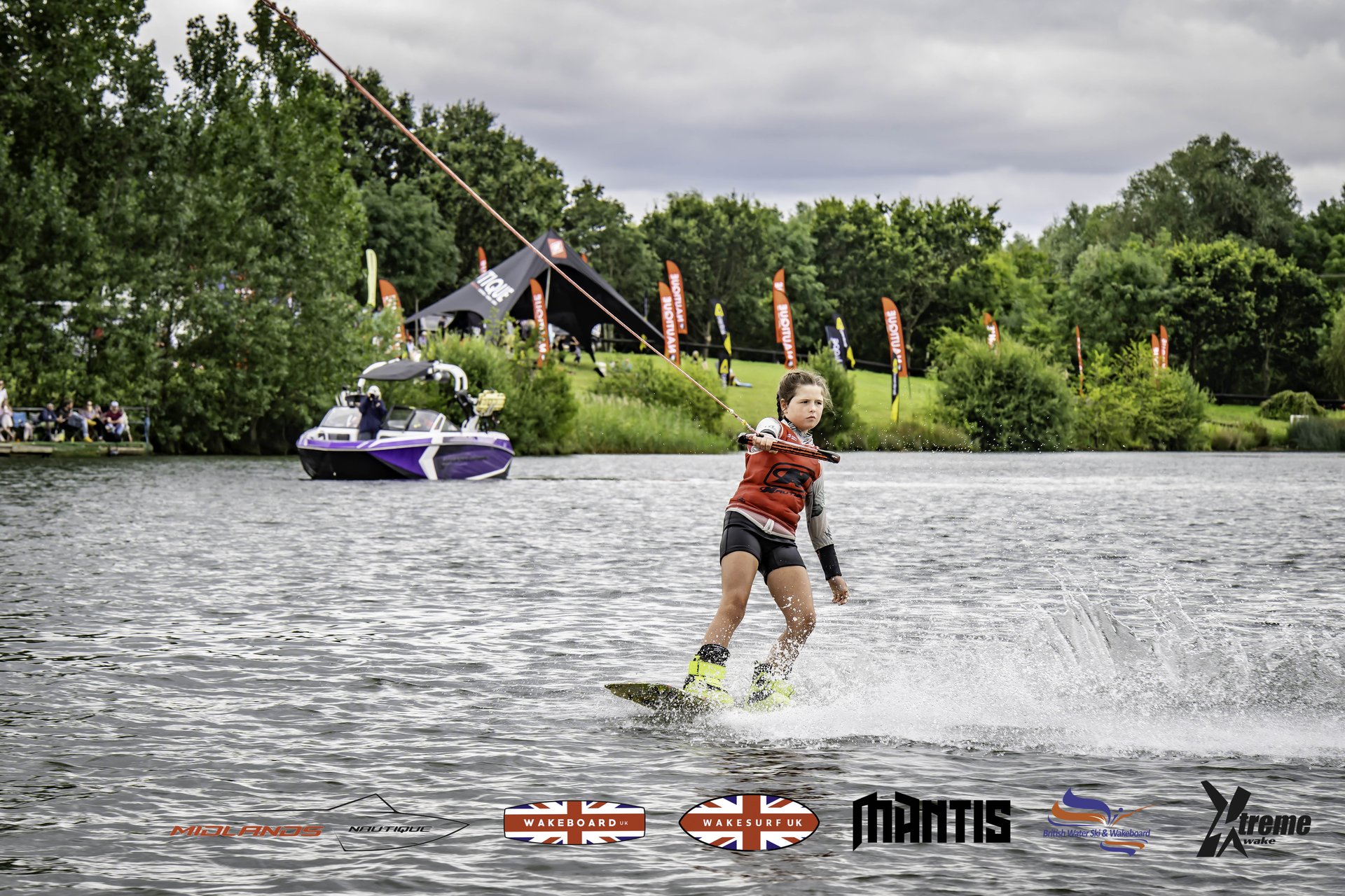 Rider at the 2024 Midlands Nautique UK Wake Nationals Wakeboard