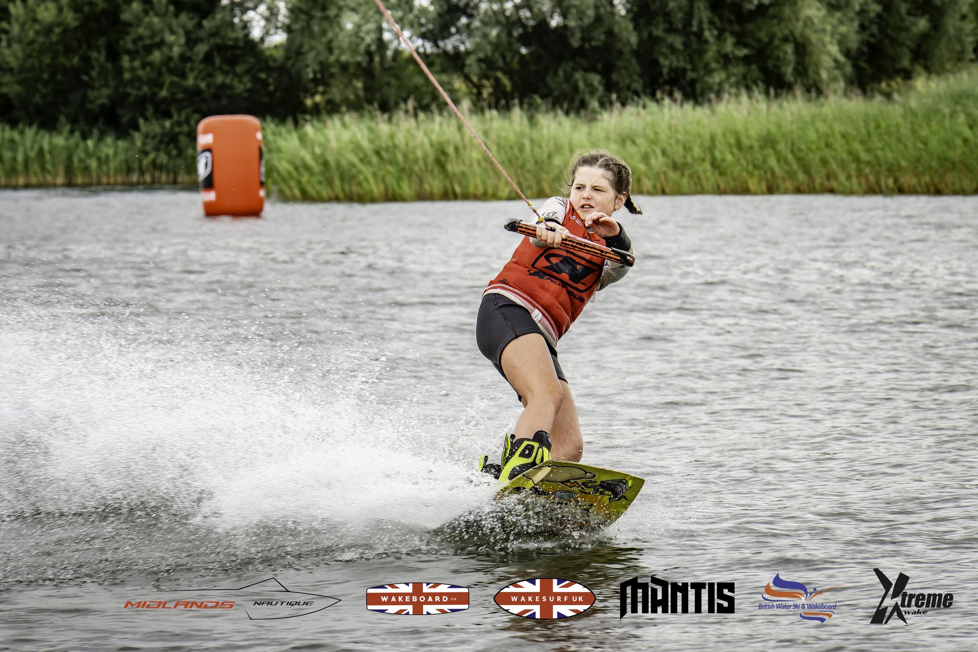 Rider at the 2024 Midlands Nautique UK Wake Nationals Wakeboard