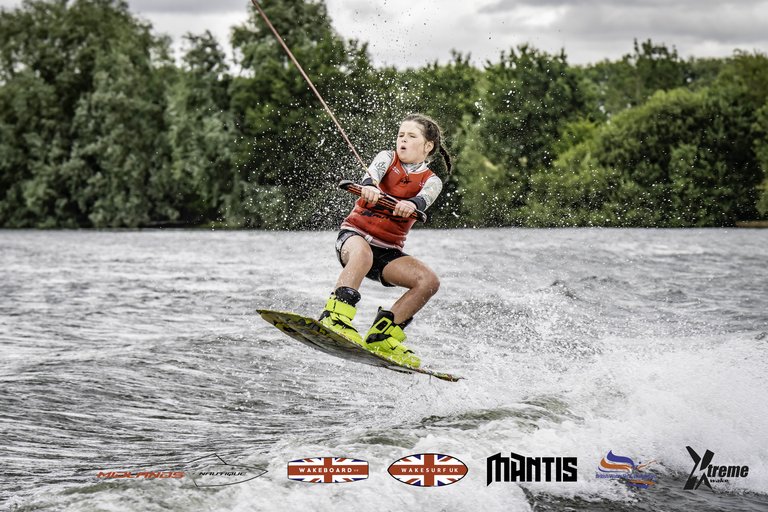 Rider at the 2024 Midlands Nautique UK Wake Nationals Wakeboard - Photo Mantis Pro Media