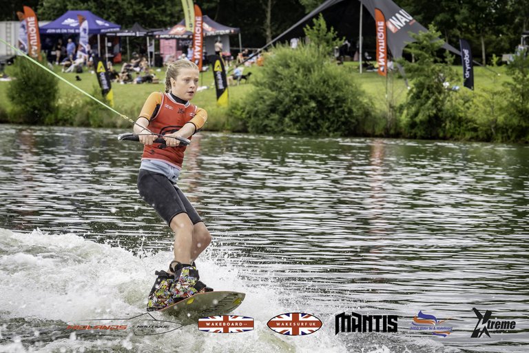 Rider at the 2024 Midlands Nautique UK Wake Nationals Wakeboard - Photo Mantis Pro Media