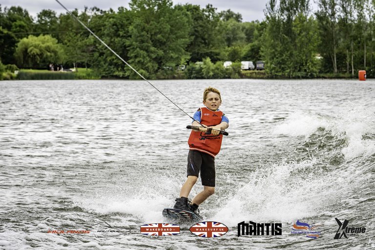 Rider at the 2024 Midlands Nautique UK Wake Nationals Wakeboard - Photo Mantis Pro Media