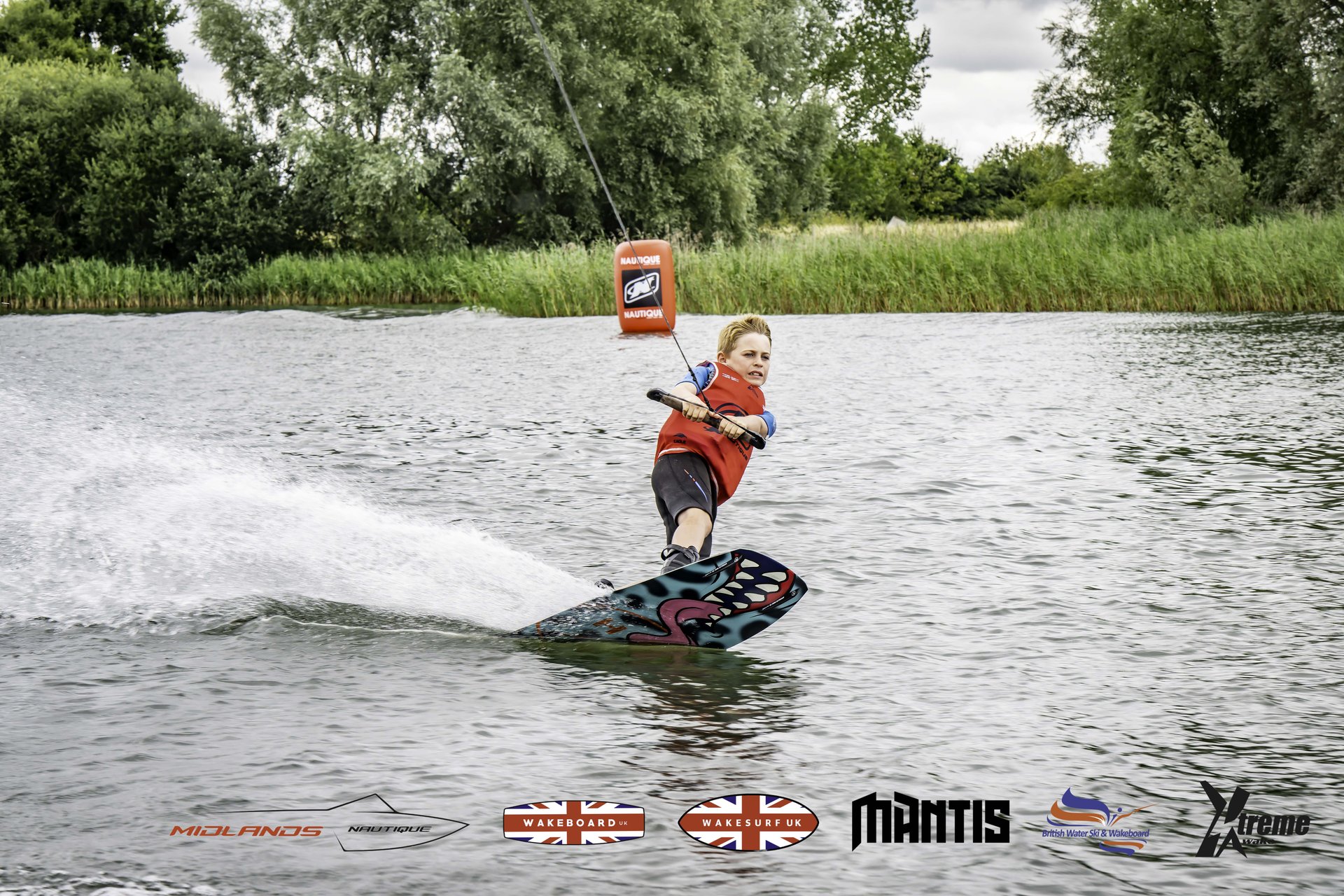 Rider at the 2024 Midlands Nautique UK Wake Nationals Wakeboard