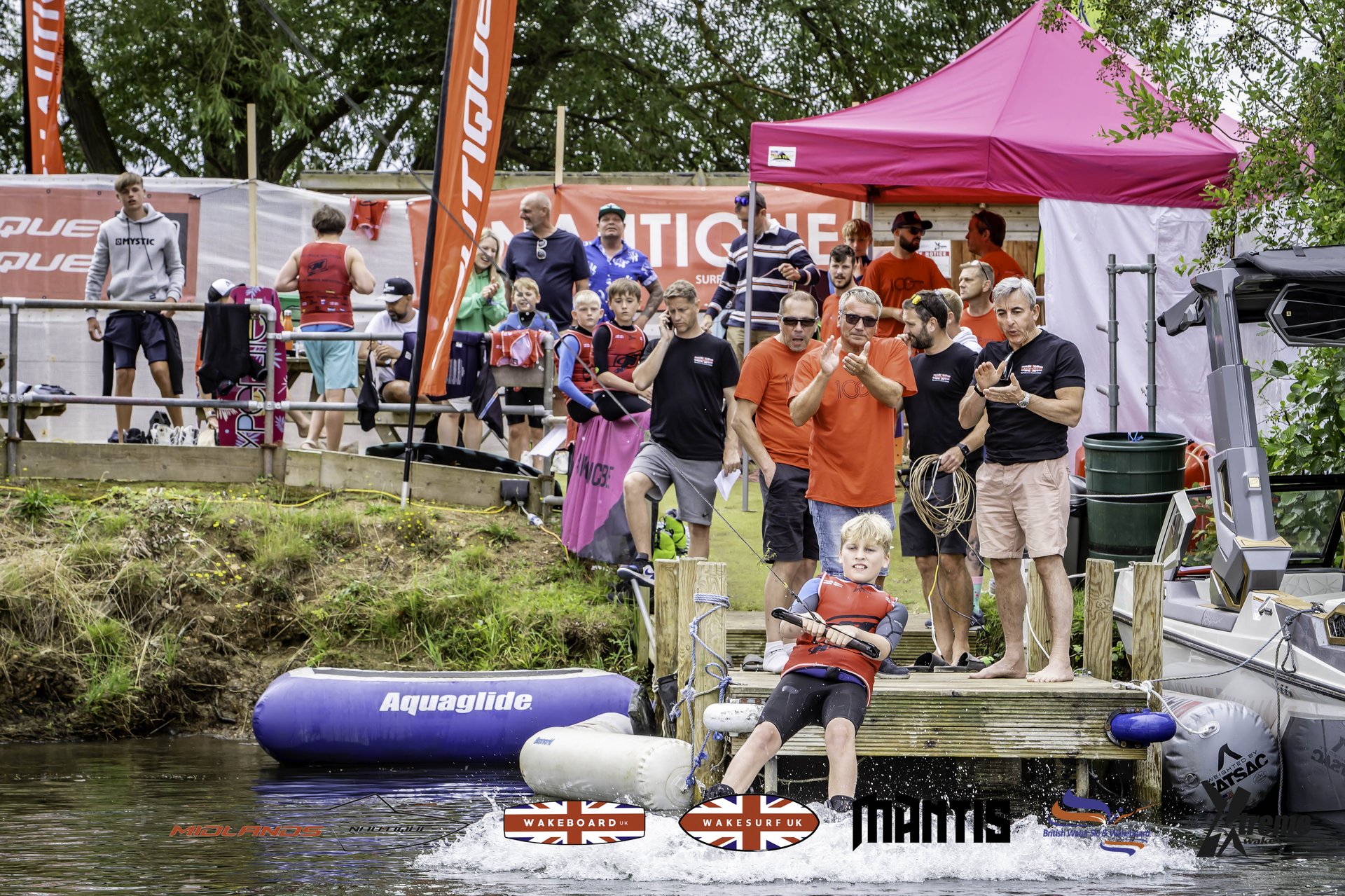 Rider at the 2024 Midlands Nautique UK Wake Nationals Wakeboard