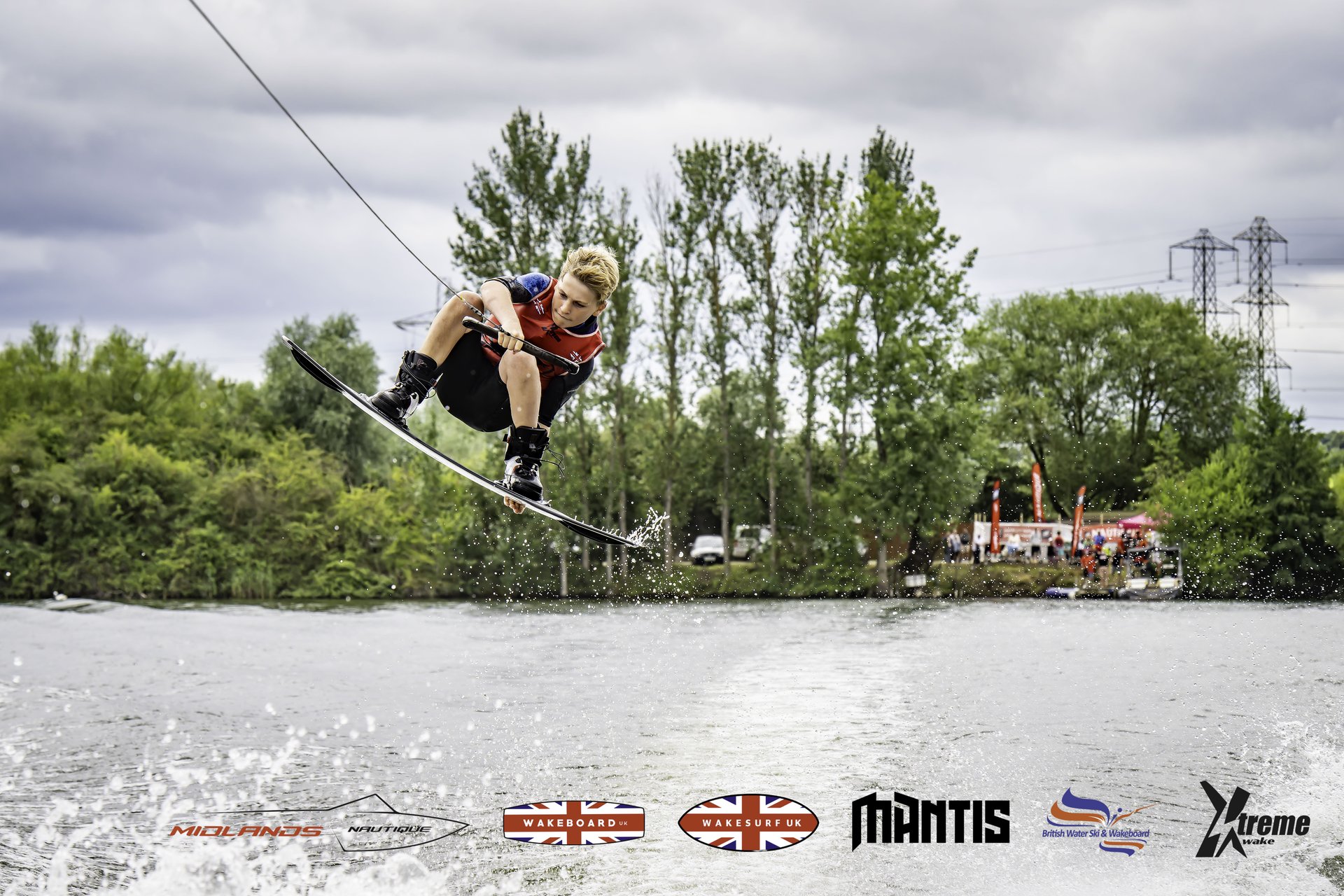 Rider at the 2024 Midlands Nautique UK Wake Nationals Wakeboard