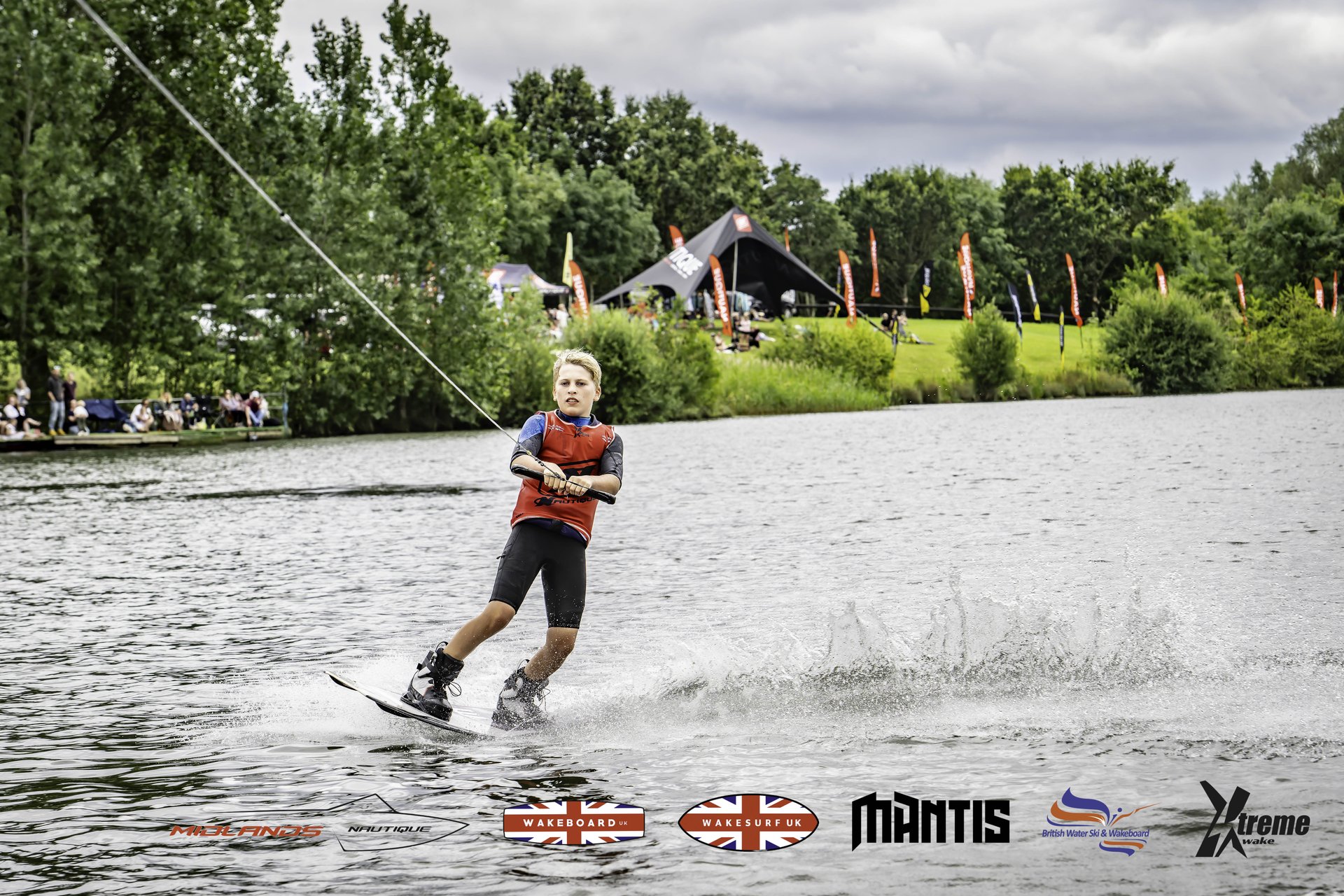 Rider at the 2024 Midlands Nautique UK Wake Nationals Wakeboard