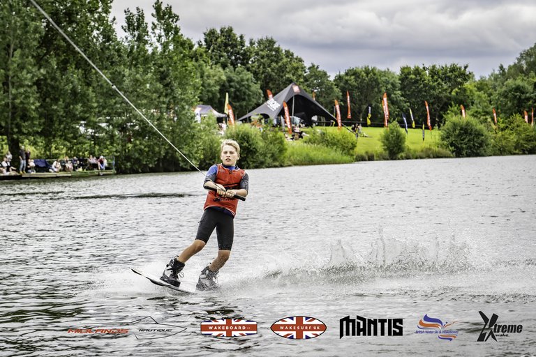 Rider at the 2024 Midlands Nautique UK Wake Nationals Wakeboard - Photo Mantis Pro Media